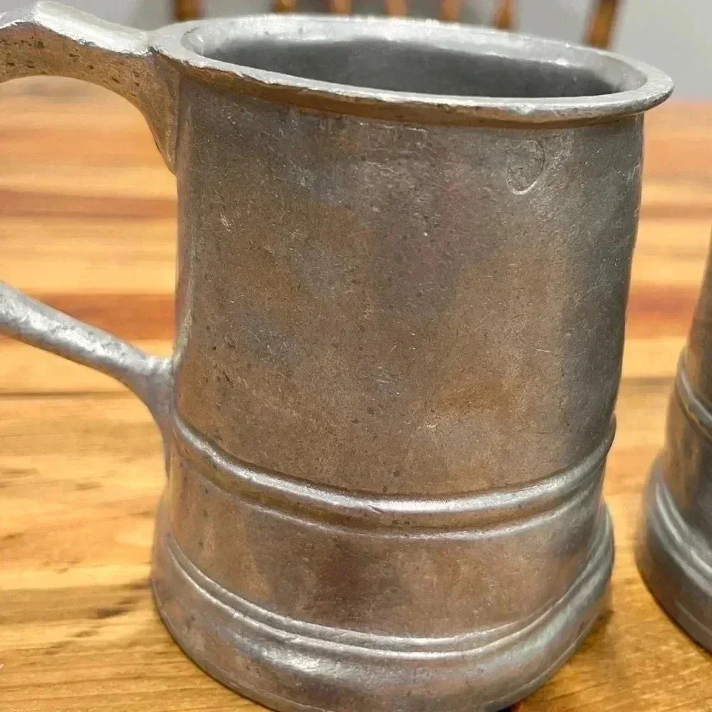 Wilton- RWP VINTAGE pewter mugs Steins with interesting markings